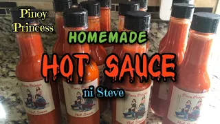 Our homemade hot sauce | Pinoy Princess hot sauce