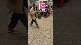 Jazz music in Time Square Subway Station