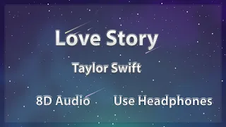 Taylor Swift - Love Story, Disco Lines Remix | marry me Juliet you'll never to be alone (8D audio)
