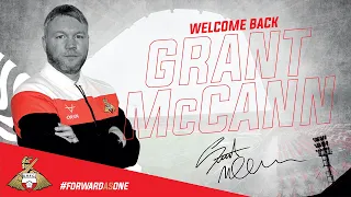 Welcome Back Grant McCann!