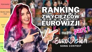 Ranking zwycięzców Eurowizji ♥️ | Część 1 Tier List