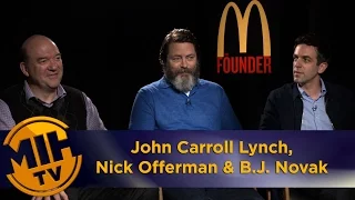 John Carroll Lynch, Nick Offerman & B.J. Novak Interview The Founder