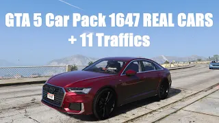 GTA 5 Car Pack 1647 REAL CARS + 11 Traffics