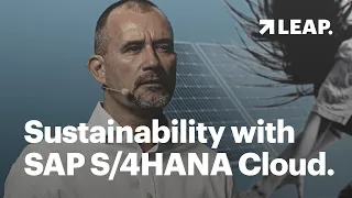 How to become sustainable with SAP S/4HANA Cloud.