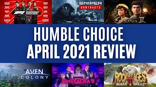 April 2021 Humble Choice Bundle Review