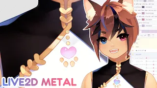 【live2d】 metal highlights rigging tutorial