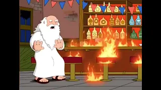 Family Guy: Drunken Clam Gets Burned Down Scene