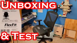 Dexley mesh chair from Staples – budget chair! Unboxing and setup - FlexFit Union & Scale