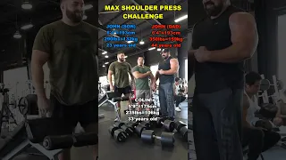 Who Wins Max Shoulder Press Challenge? 👀