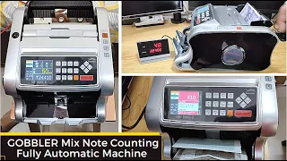 GOBBLER GB-8888-E Mix Note Value Counting Machine Fully Automatic with Fake Note Detection review.