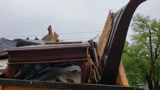 I'm So P***** Customer Overloaded Our Junk.Bus Dumpster