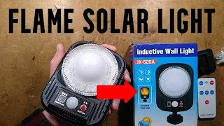6000W solar flame light - with schematic