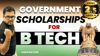 Government Scholarships BTech Students Must Apply In 2023 | Harsh Sir @VedantuMath