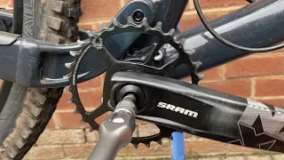 How to remove sram dub crankset and bottom bracket and reinstall