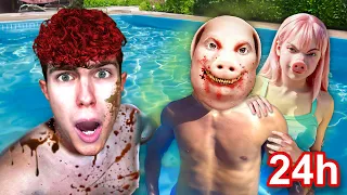 24 STUNDEN im POOL CHALLENGE mit JOHN PORK !!!