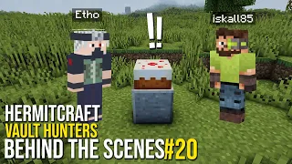 HOW MANY CAKES CAN ETHO AND ISKALL GET? - Vault Hunters Hermitcraft Behind the scenes