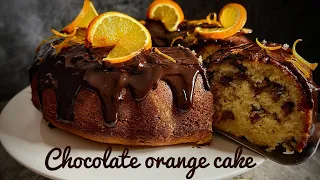 Orange chocolate Bundt cake