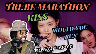 DISCOVERING TRI.BE | Kiss MV & Would You Run MV (FIRST TIME REACTION)