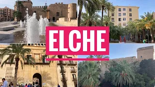 # 337 Elche. Эльче. Обзор Города. Провинция Аликанте. Elx. Город Пальм. Испания. Alicante