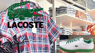 LACOSTE POLO SHIRTS SALE OUTLET Shopping Two for $109 Shoes |Shop With Me 2022