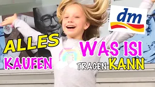 ALLES KAUFEN was Isi TRAGEN KANN bei DM 🤩 UND NEUE FRISUR  💇‍♀ Kleine Familienwelt