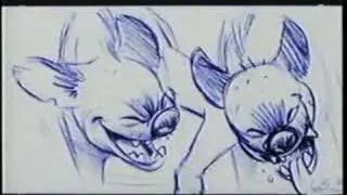 (1993) Lion King pencil test: Elephant Graveyard