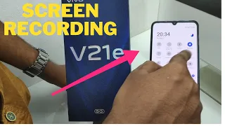 How to Screen Record in Vivo V21E/V21E  recording/vivo screen recording with audio. screen record