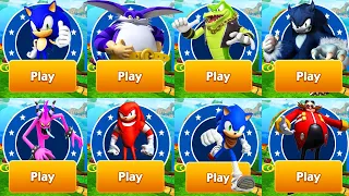 Sonic Dash vs Sonic Dash 2 Sonic Boom - All Characters Unlocked and Fully Upgraded - Run Gameplay