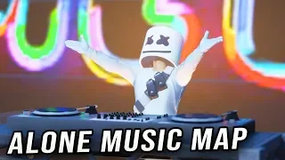 Fortnite Marshmello Alone FULL SONG - Creative Map with Code!