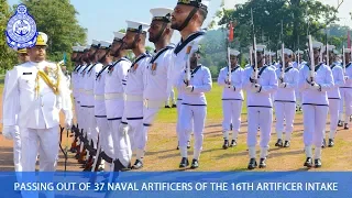 Passing out of 37 Naval Artificers of the 16th Artificer Intake