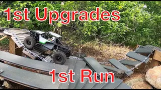 Element Enduro Gatekeeper Rock Crawler Buggy RTR - 1st Upgrade & First Test Run #rc #rccar #rccrawl
