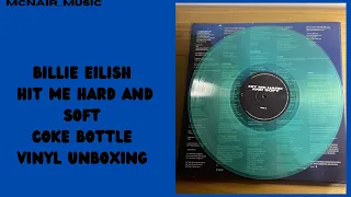 Billie Eilish Hit Me Hard And Soft Spotify Fans First Coke Bottle Vinyl unboxing