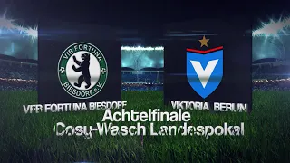 Achtelfinale im Landespokal 2022/23 VfB Fortuna Biesdorf – Viktoria Berlin