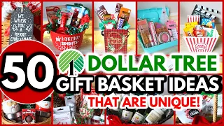 $1 DOLLAR TREE GIFT IDEAS *NEW*┃last minute GIFT DIYs & BASKETS 2022 🎄