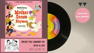 Mother Goose Rhymes (1966) | Disneyland Little Long-Playing Record 312 | Read-Along Vinyl Record