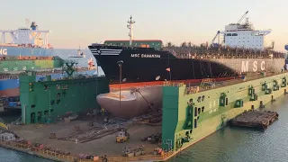 cosco shipyard, Dalian, China