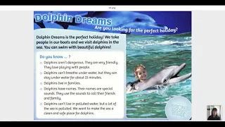 Учим английский  Интересное о дельфинах  Читаем! Столярова Е.А.