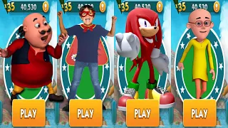 Tag with Ryan vs Sonic Dash Sonic the Hedgehog 2 The Movie vs Motu Patlu Run - Gameplay Android/iOS