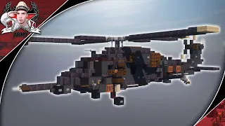 Minecraft: Modern HH-60G "Pave Hawk" | Search and Rescue Helicopter (In-Flight + Landed Version)