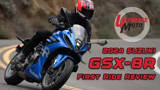 2024 Suzuki GSX-8R First Ride Review | Ultimate Motorcycling