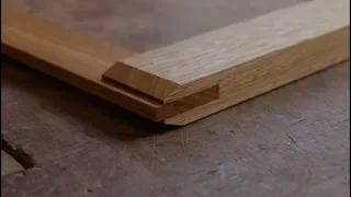 Cómo hacer una escuadra de madera con herramientas manuales.