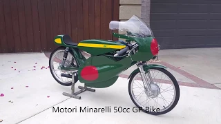 50cc Minarelli can go a 100 mph? 1971 Motori Minarelli 50 GP