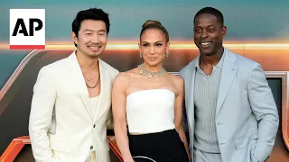'Atlas' stars Jennifer Lopez, Sterling K. Brown and Simu Liu talk AI, trust, action | AP interview