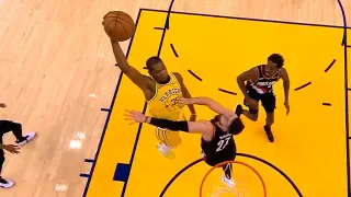 Kevin Durant saves the game for GS Warriors | Warriors vs Blazers