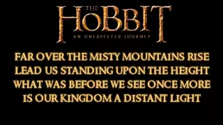 The Hobbit Soundtrack - Song of the Lonely Mountain & Lyrics