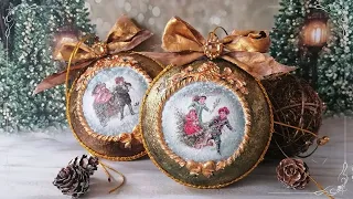 Christmas ornament DIY - Vintage style - tutorial