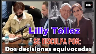 Lilly Téllez SE DISCULPA por la firma con #VOX,  y RECONOCE que fue una decisión equivocada!