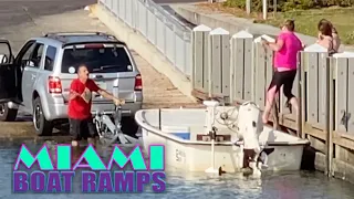 Couple Get's Heated at the Ramp!! | Miami Boat Ramps | Sarasota