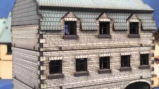 4GROUND's 15mm Stone Hotel, Shop and Damaged Semi mdf buildings: a video review