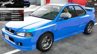 GTA 5 - DLC Vehicle Customization - Karin Sultan RS Classic (Subaru Impreza 22B STI)